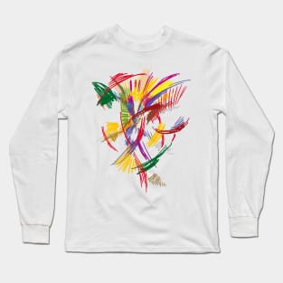 Color Pattern Long Sleeve T-Shirt